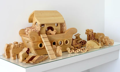 Natural Wood Noah's Ark